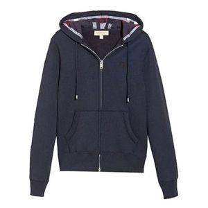 Mens BURBERRY AUTHENTIC JACKET SIZE SMALL NAVY ZIP UP